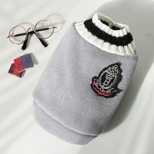 <span class=keywords><strong>Hot</strong></span> Sell Winter Comfortabele Zijden Dierenpatroon Gebreide Trui Voor Katten Honden Kerstkleding - Product Image 6