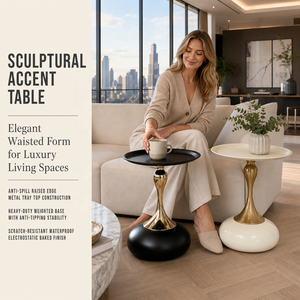 <span class=keywords><strong>Internet</strong></span> best-seller Table basse de petite taille Table d'appoint pour canapé Table ronde moderne légère de luxe de style italien - Product Image 3
