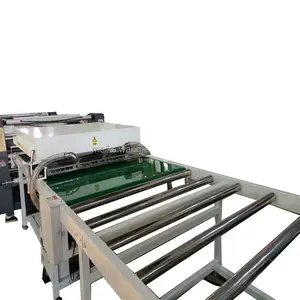 Automatic pur pvc foil and paper sticking laminate machine for plywood MDF door board