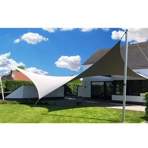 Outdoor Backyard Garden Customizable Wind Resistant Flame Retardant PVC HDPE Large <b>Shade</b> <b>Sail</b> - Product Image 5