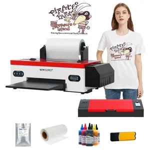 Dtf Roll A3 & Oven T-Shirt Digitale Drukmachine Dtf L1800 Filmsticker Impresora Overdracht Textil Dtf Printer