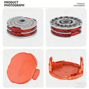 3x5139371909 Tête de coupe de rechange pour débroussailleuse avec double bobine et fil à alimentation automatique FLY021 36FT/11M 1.5mm pour Flymo Contour Mini Trim - Product Image 3