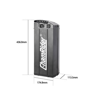 Batterie de <span class=keywords><strong>vélo</strong></span> <span class=keywords><strong>électrique</strong></span> Chamrider pour tube de selle, moteur moyeu 750W 1000W, batterie polymère 48V 32AH 50AH pour <span class=keywords><strong>vélo</strong></span> <span class=keywords><strong>électrique</strong></span> à pneus larges - Product Image 2