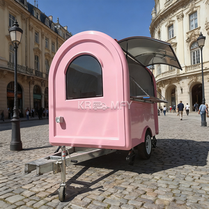 2025 Thailand Stainless Gas Stove Oven Trailer Pizza Coffee <b>Cart</b> Ice Cream Food Truck - Product Image 1