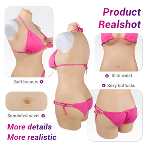 Realistische Silikonbrüste für Crossdresser – Männlich zu Weiblich – Falsche Brustform und <span class=keywords><strong>Vagina</strong></span> für Transgender und Drag Queens zum Cosplay - Product Image 4