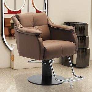 Modern European Commercial Portable Reclining <b>Barber</b> <b>Chair</b> Heavy Duty Hydraulic Pump Height Adjustable Metal Frame Gym Hotel - Product Image 3