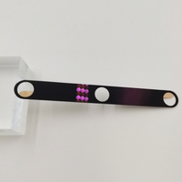 Verre de protection d'objectif de caméra en aluminosilicate solide industriel personnalisé, trempé, avec revêtement antireflet double face, 98% de lumière traversée