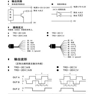 Encodeur rotatif MILRJYZRE TRD-NH120-SW-2M 4,75-30 VDC avec câbles de sortie A B Z - Product Image 4