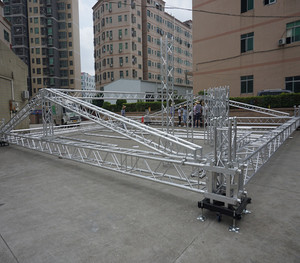 High Quality Aluminum Spigot Stage Truss Pyramid Roof Dj Aluminum Frame Stage Light Truss - Product Image 5