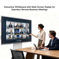 Pizarra Interactiva Inteligente con Pantalla de 75 Pulgadas, 4K UHD, 20 Puntos Táctiles, Android 14, OPS, para Interiores, Negocios, Educación, Centros Comerciales, Gráficos, OEM, ODM