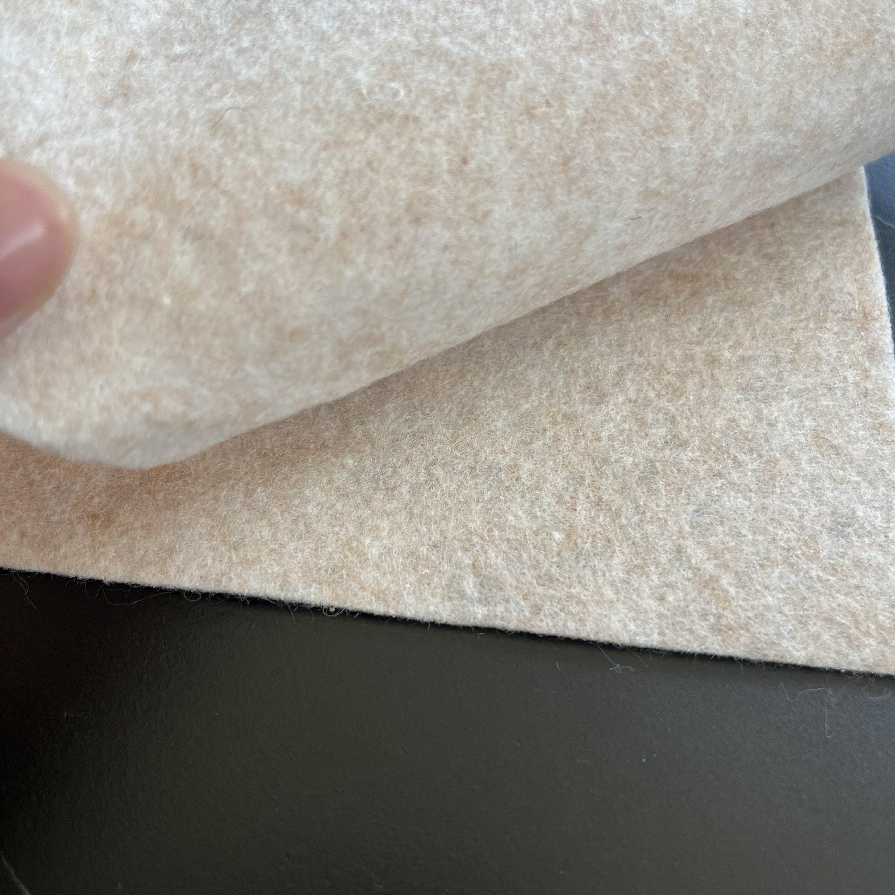 Waterproof Industrial Felt Microfiber Fabric 100% Polyester Medium Weight 230g/m 63" Width Home Textile Use