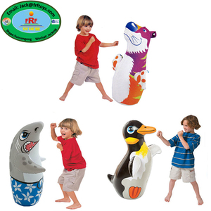 Boxeo Fun Kids PVC Inflable Animal Patrón en forma de <span class=keywords><strong>Bop</strong></span> Bag Tumbler - Product Image 2
