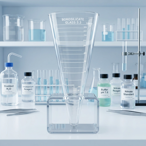 MAYALAB Borosilicate Glass 3.3 1000Ml Graduated Cylinder Water Quality Tester with Temperature <b>Range</b> -10~135 - Product Image 4