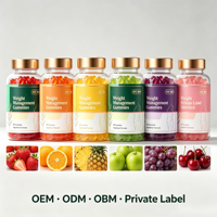 SYC BIO Gummies pour adultes sans sucre, mélange de fibres végétales, gestion du poids, 60 unités, soutien au sommeil avec mélatonine et L-théanine, format portable