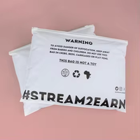 Sacs en tissu plastique zippés de haute qualité Unione, avec logo personnalisé imprimé, réutilisables, pour emballage de marque, pochettes à fermeture éclair, sacs à vêtements