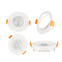 Éclairage intérieur de haute qualité rond carré 5w en plastique encastré projecteur LED encastré pour bureau à domicile Led Spot Light
