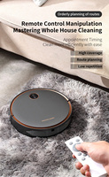 Aspirateur robot de cartographie domestique 90-120M ³ avec vadrouille Navigation intelligente moins bruyante Aspiration puissante Aspirateur robot auto-chargeant