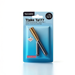 Ttake Ta1177 Universal <b>Tap</b> TiN Coated 40 Degree Helix Fine Pitch For Blind Holes Tolerance 6H Tapered <b>Taps</b> - Product Image 2
