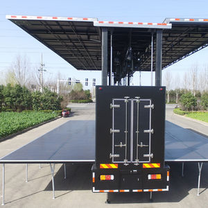 40ft * 29ft Hydraulique Mobile Stage Semi-<span class=keywords><strong>Remorque</strong></span> pour Activités de Plein Air Campagnes Elections Evangelism - Product Image 1