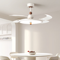Ventilateurs de plafond intelligents LED de 42 pouces avec lampes LED, rotation de lecture pour salon, maison avec télécommande Wifi, vente chaude 2026