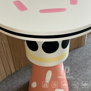 Tables basses design minimalistes Updecors, style italien, tabouret de dessin animé, table de chambre d'enfant, design minimaliste créatif - Product Image 6