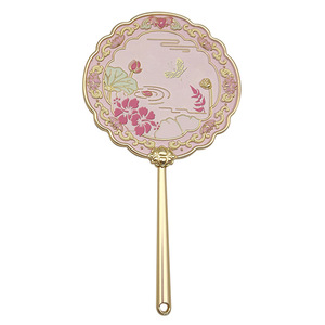 Customizable Classic Eco-friendly ANZ Portable Handheld Cosmetic Mirror Custom Shape National Style Flower Promotional Mirrors