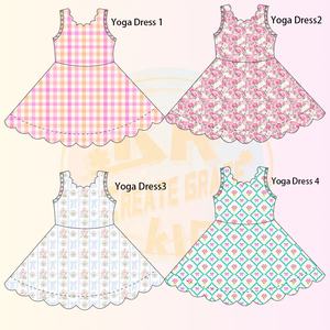 केरुई बेबी लड़की खेल कपड़े बच्चों आकस्मिक ग्रीष्मकालीन योग पोशाक लड़कियों को प्रकाशित नायलॉन स्पैन्डेक्स लुएबल - Product Image 2