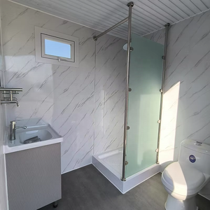 Toilettes portables de luxe préfabriquées pour la location, directement de l'usine, idéales pour les événements et les chantiers. - Product Image 5