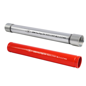 Tuyau d'incendie certifié FM UL galvanisé ou époxy rouge 300μm | ASTM A53 A795 | pour les projets brésiliens et mexicains - Product Image 6