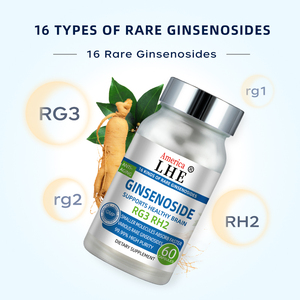 Complément d'extrait de ginsénosides Rg3Rh2 pour le Qi et le sang, améliore l'énergie immunitaire pour la santé des adultes, capsules de ginsénosides Rg3Rh2 - Product Image 2