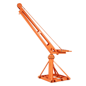 Outdoor 1/2 Ton Mini Loading Crane Construction Roof Lifting Machine Small Mini Outdoor Indoor Mounted Crane