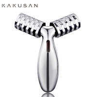 Masseur à rouleaux en forme de Y en platine 3D, sculpteur corporel manuel pour la relaxation des muscles du visage, le resserrement et le lifting de la peau, outil de beauté