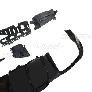Diffuseur de pare-chocs arrière pour Mercedes Benz Classe E W213 2016-2022, pièce de modification en acier inoxydable pour l'embout de l'échappement - Product Image 5