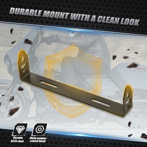 Nicecnc Bộ chuyển đổi tín hiệu rẽ gắn biển số xe cho <span class=keywords><strong>Harley</strong></span> Deluxe flde 107 2018-2020 Fat Boy flfbs 114 2018-2024 - Product Image 3