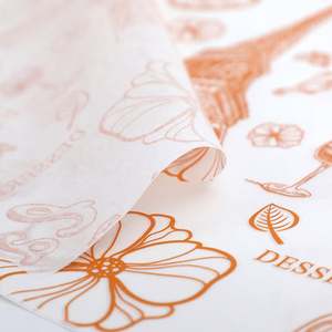 กระดาษห่ออาหารแบบเคลือบแว็กซ์สำหรับแซนด์วิชและแฮมเบอร์เกอร์ พร้อมโลโก้สีสันสดใส ออกแบบได้ตามต้องการ - Product Image 5