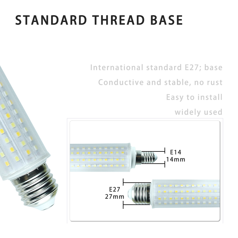 LEBEISENL 10W 20W 28W LED Corn Light E27 E14 Bulb - 3000K-6000K Dimmable