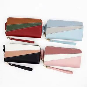 Free Sample high quality designer handmade large luxury women <b>wallet</b> polyester <b>red</b> - Product Image 4