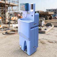 Station de Lavage des Mains Portable de Qualité Supérieure – Évier Mobile en Plastique pour Toilettes Extérieures