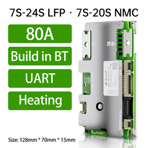 JiaBaiDa 7S-24S incorporado BT Smart <span class=keywords><strong>BMS</strong></span> 7S 8S 24V 13S 14S 36V 15S 16S 17S 48V 60V 20S <span class=keywords><strong>21S</strong></span> 72V con calefacción UART para bicicletas eléctricas - Product Image 6