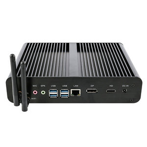 Partícipe sin ventilador Mini computadora i7 8550U 7560U <span class=keywords><strong>i5</strong></span> 8250U 7260U 2 * DDR4 Msata + M.2 SSD Micro PC Win10 Pro Barebone HTPC Nuc VGA HD-MI - Product Image 5