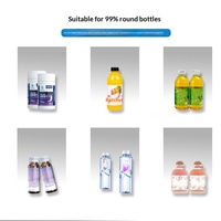 Machine d'étiquetage automatique de bouteilles à positionnement par chaîne de plaques pour l'industrie agroalimentaire, cartons, étiquettes en papier, écran tactile