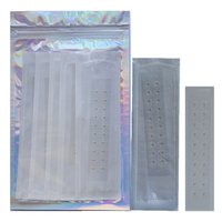 Vente en gros d'autocollants auriculaires plaqués or Acuseeds Set d'outils de thérapie d'acupression avec graines d'oreille Kit d'acupuncture de massage