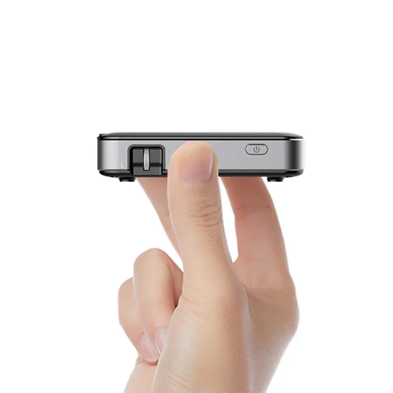 2021 yeni 3D kablosuz DLP Android Mini projektör telefon ve pc için