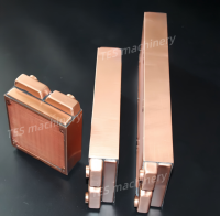 Radiadores de refrigeración líquida para computadora de 240 mm, radiador de CPU de cobre para refrigeración por agua, intercambiador de calor de cobre rojo completo refrigerado por agua