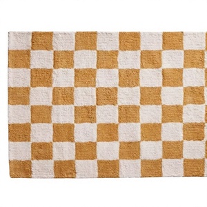 Alfombra de Baño de Algodón Ecológica de Estilo Americano con Diseño Floral ITHL, Hecha a Máquina, de Secado Rápido, Venta al Por Mayor - Product Image 1