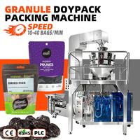 Machine d'emballage automatique de fruits secs (fraises, pruneaux, figues) en sachets Mylar préformés