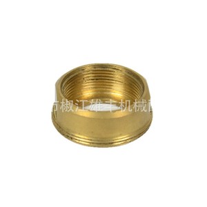 Écrou de connexion en laiton M10x1, précision 1 mm, usinage CNC, traitement de surface personnalisable - Product Image 1