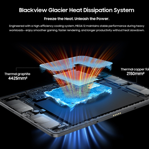 Blackview 5G, Tablet Android 16, la Primera del Mundo con WIFI 6E, NFC, Pantalla de 12.2 Pulgadas 2.4K, Cámara Principal de 50MP, 12+256GB Mega 12 - Product Image 4