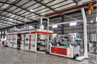 Machine d'impression flexographique 4+4, presse flexo à impression centrale (CI) pour films d'emballage souples