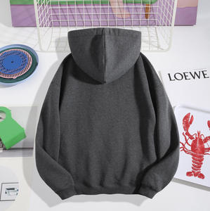 <span class=keywords><strong>Sweat</strong></span> <span class=keywords><strong>à</strong></span> <span class=keywords><strong>capuche</strong></span> 50/50 coton polyester pour hommes 270g pull chaud noir gris - Product Image 3